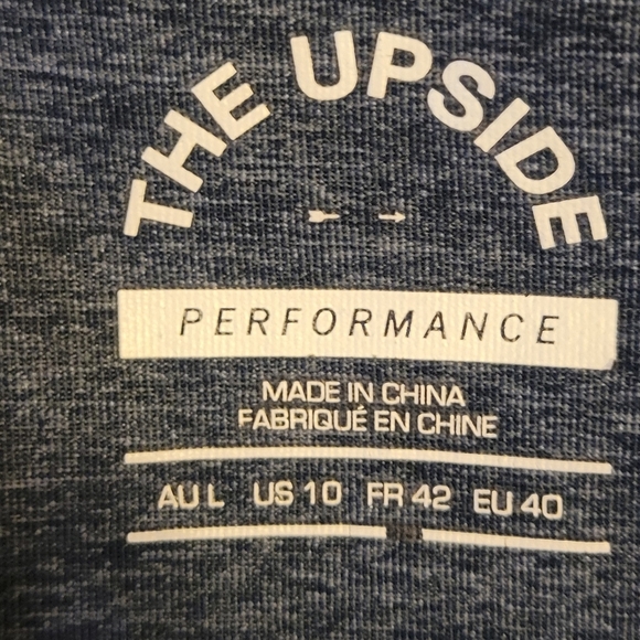 The Upside Gray Performance Women's Tank Top. Size 10 (Discontinued Style) - Picture 5 of 5